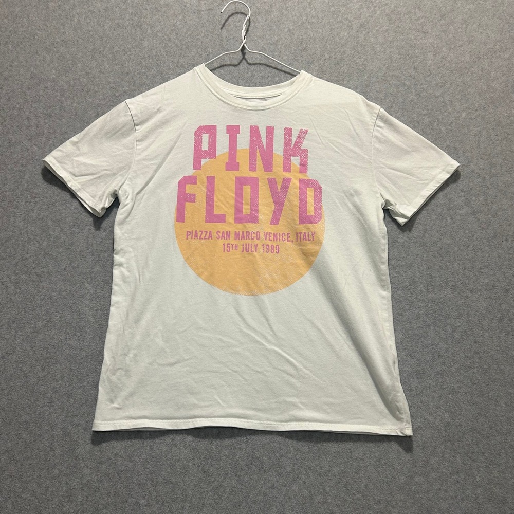 Pink Floyd Venice Italy 1989 Concert Graphic Tee White XL 14